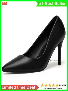 Stiletto Pointed Toe Pumps 4 Inch Heels